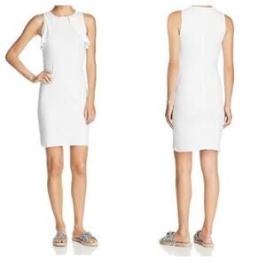 Three‎ Dots Bodycon Ruffled Dress Size Large New with Tags